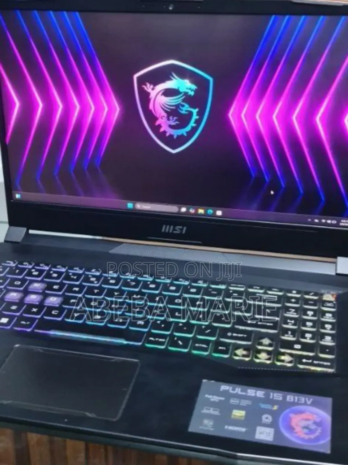 New Laptop MSI Pulse GL66 16GB Intel Core I7 SSD 512GB