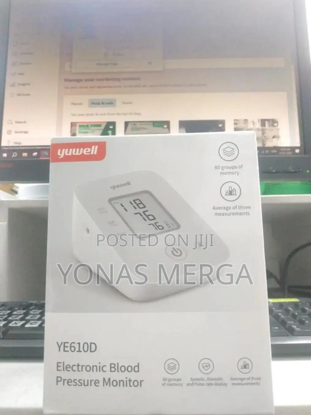 Accurate Convenient Monitoring Bpm፬艾blood Pressure Monitor