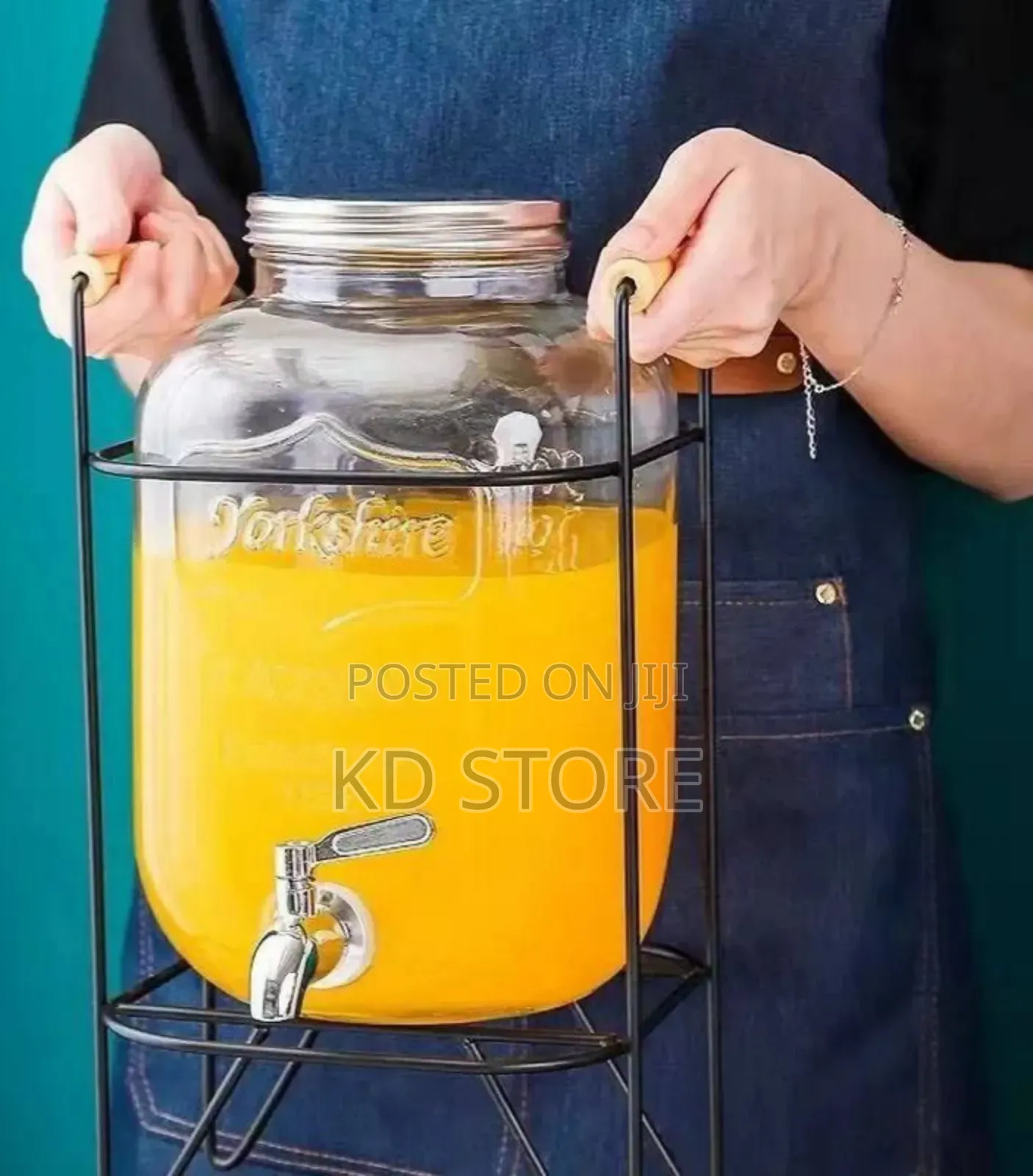  Glass Beverage Dispenser
 5 Litter ፈሳሽ መጠጥ ያቀርቡበታል