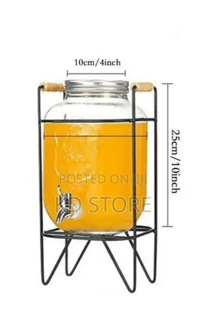  Glass Beverage Dispenser
 5 Litter ፈሳሽ መጠጥ ያቀርቡበታል