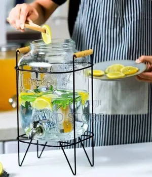  Glass Beverage Dispenser
 5 Litter ፈሳሽ መጠጥ ያቀርቡበታል
