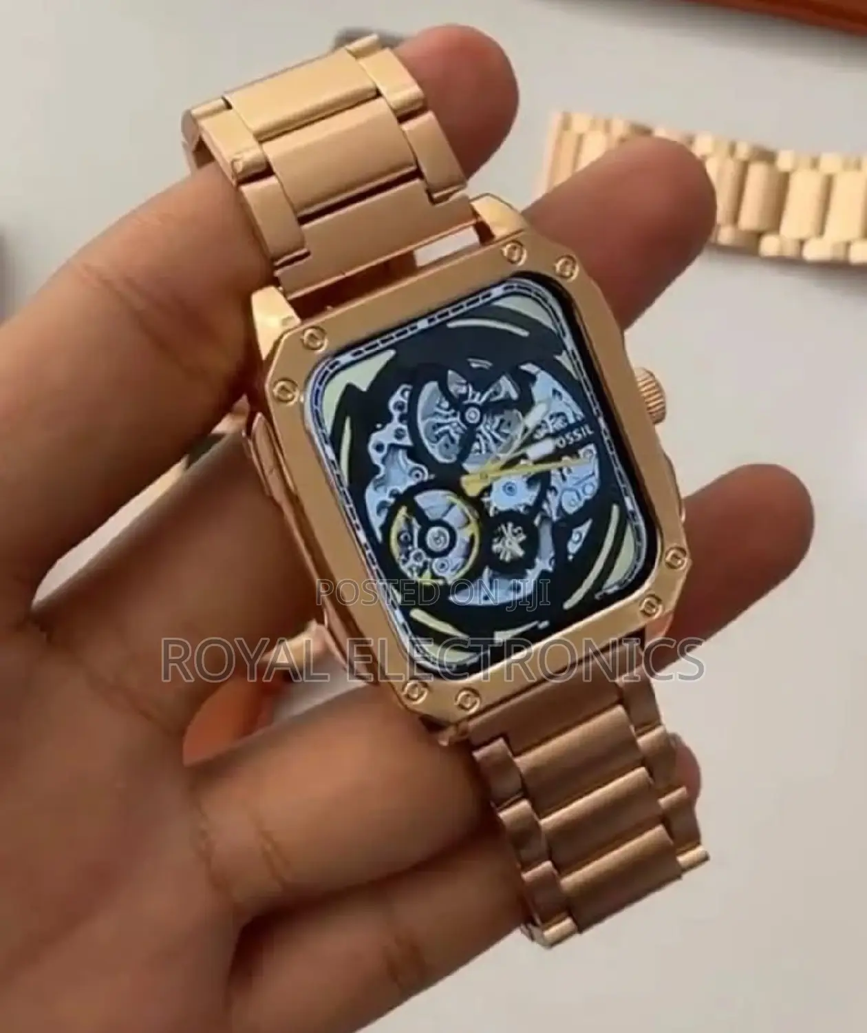 Fossil Men's 49mm Super Amoled ስማርት ሰአት