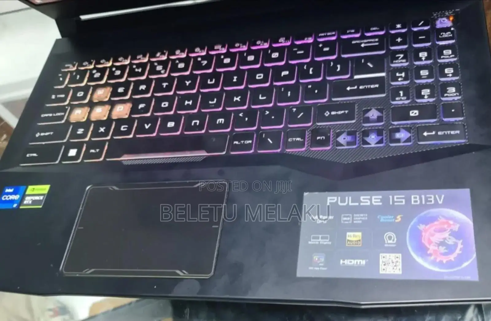 New Laptop MSI 16GB Intel Core i7 SSD 512GB