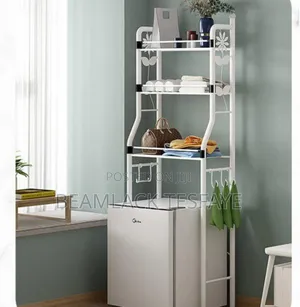 Photo - Over Toilet Wc Rack
 3tier Washing Machine/Toilet Rack