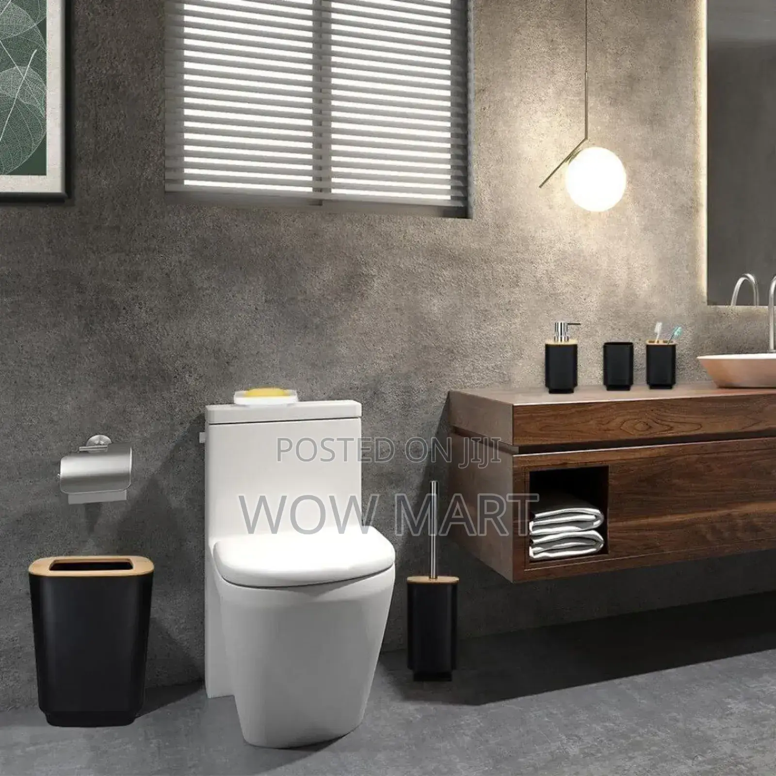 6 PCS Bathroom Set Free Delivery