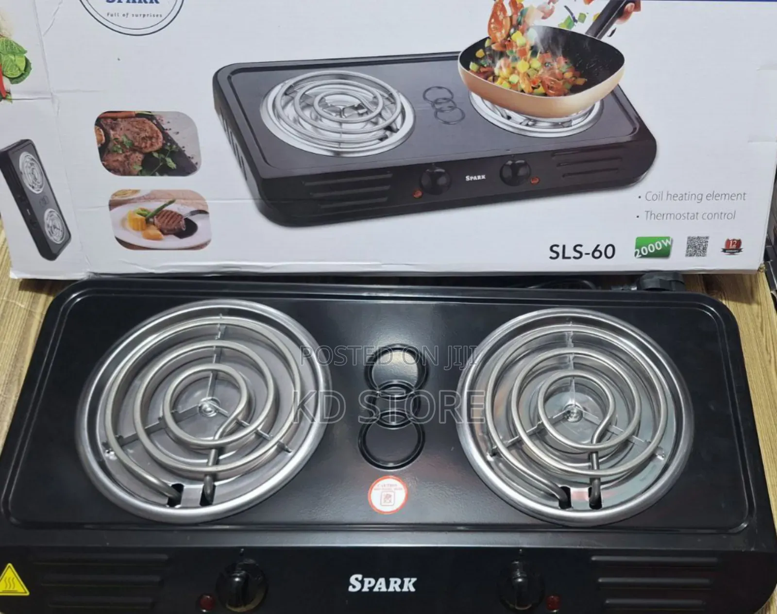  ትልቁ Spark ባለሁለት ስቶቭ Stove