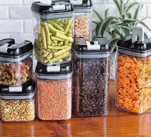 7 የተለያየ መጠን ያላቸዉ የአስቤዛ ማስቀመጫ