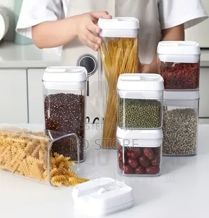 7 የተለያየ መጠን ያላቸዉ የአስቤዛ ማስቀመጫ