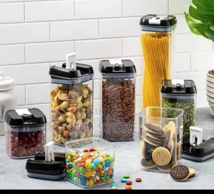 7 የተለያየ መጠን ያላቸዉ የአስቤዛ ማስቀመጫ