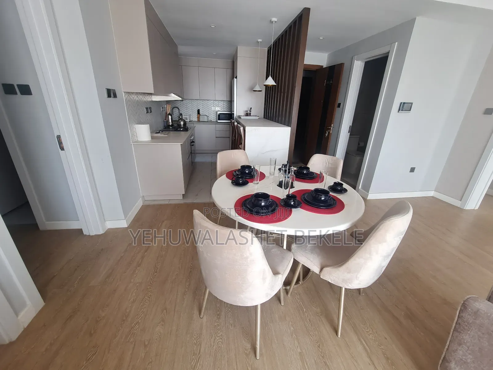 Furnished 3bdrm Apartment in Homenet, Bole for rent