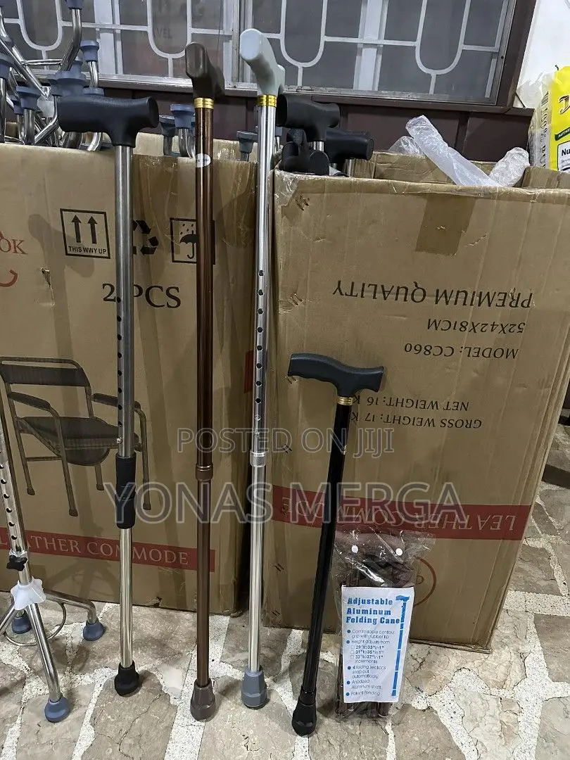 Walking Stick Easy Folding Adjustable፱婚-Non-Skid- Equipped