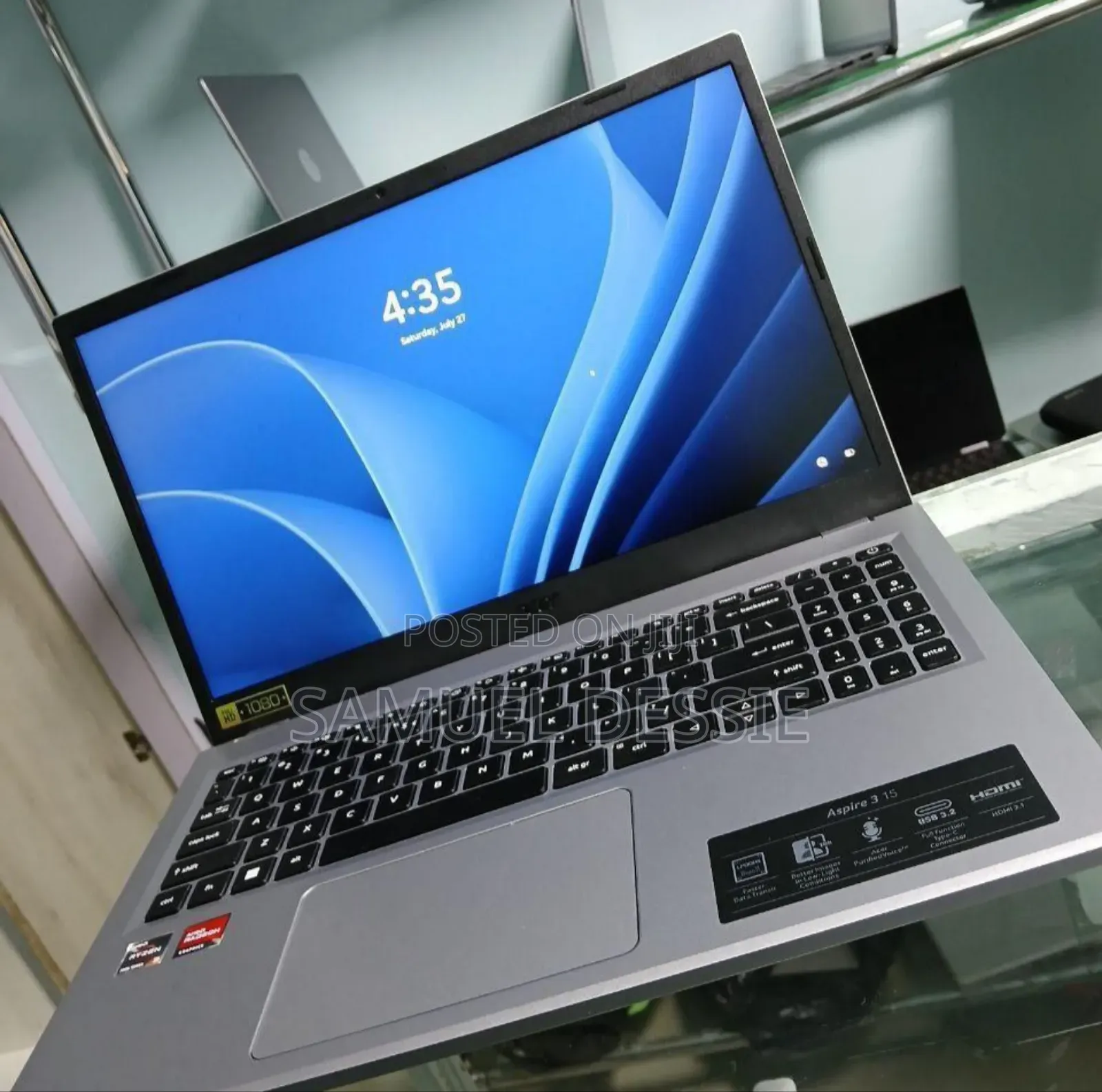 New Laptop Acer Aspire 3 16GB AMD Ryzen 3 SSD 512GB