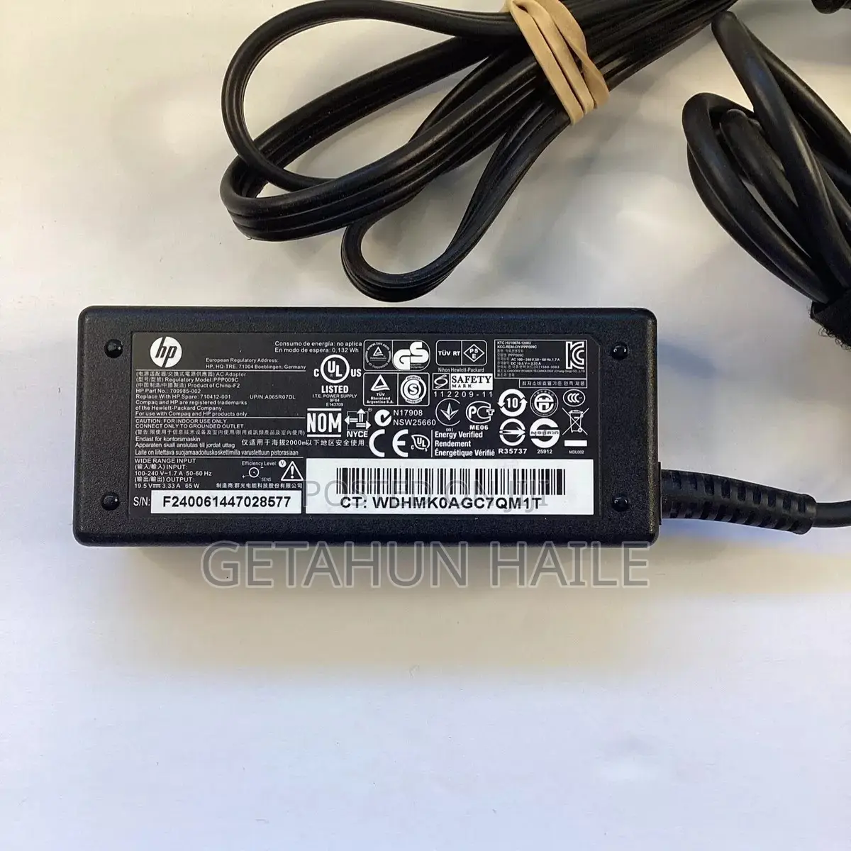 Genuine Hp Laptop Charger 65w
