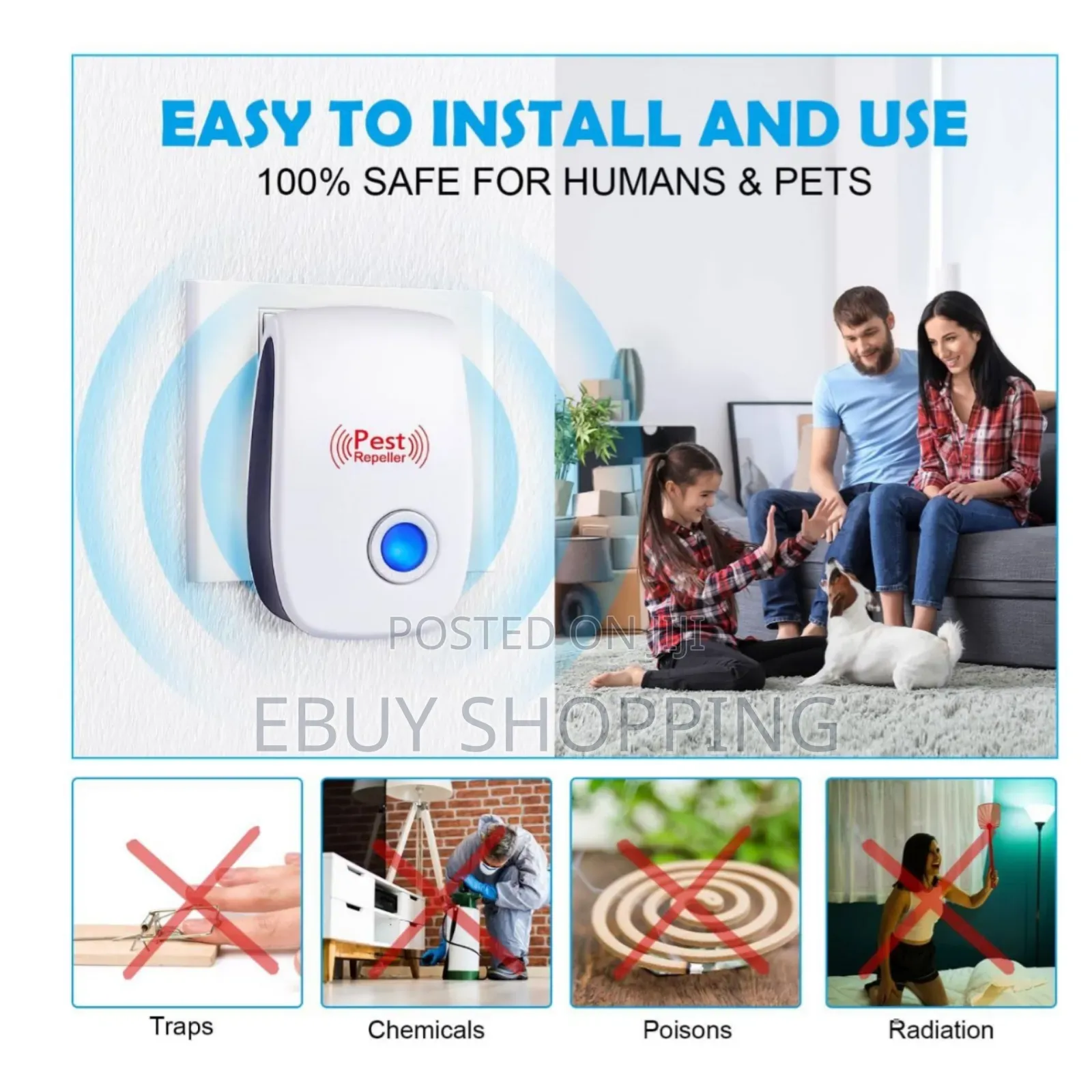 No Noise Pest Repeller