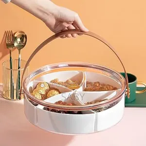 Transparent Hand-Held Fruit Tray