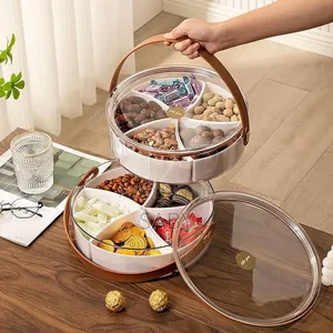 Transparent Hand-Held Fruit Tray