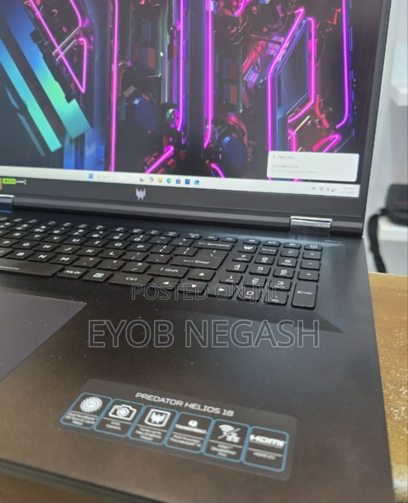 New Laptop Acer Predator Helios 300 16GB Intel Core I7 SSD 1T