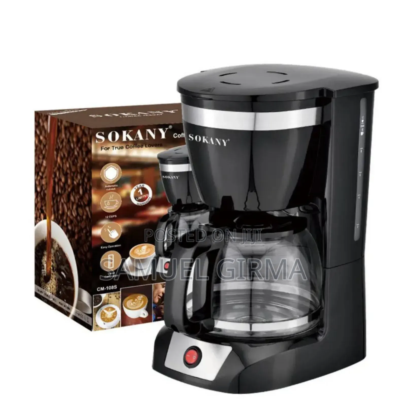 ለትንሽ ቀን የሚቆይ ቅናሽ Sokany 12 Cups Coffee Maker