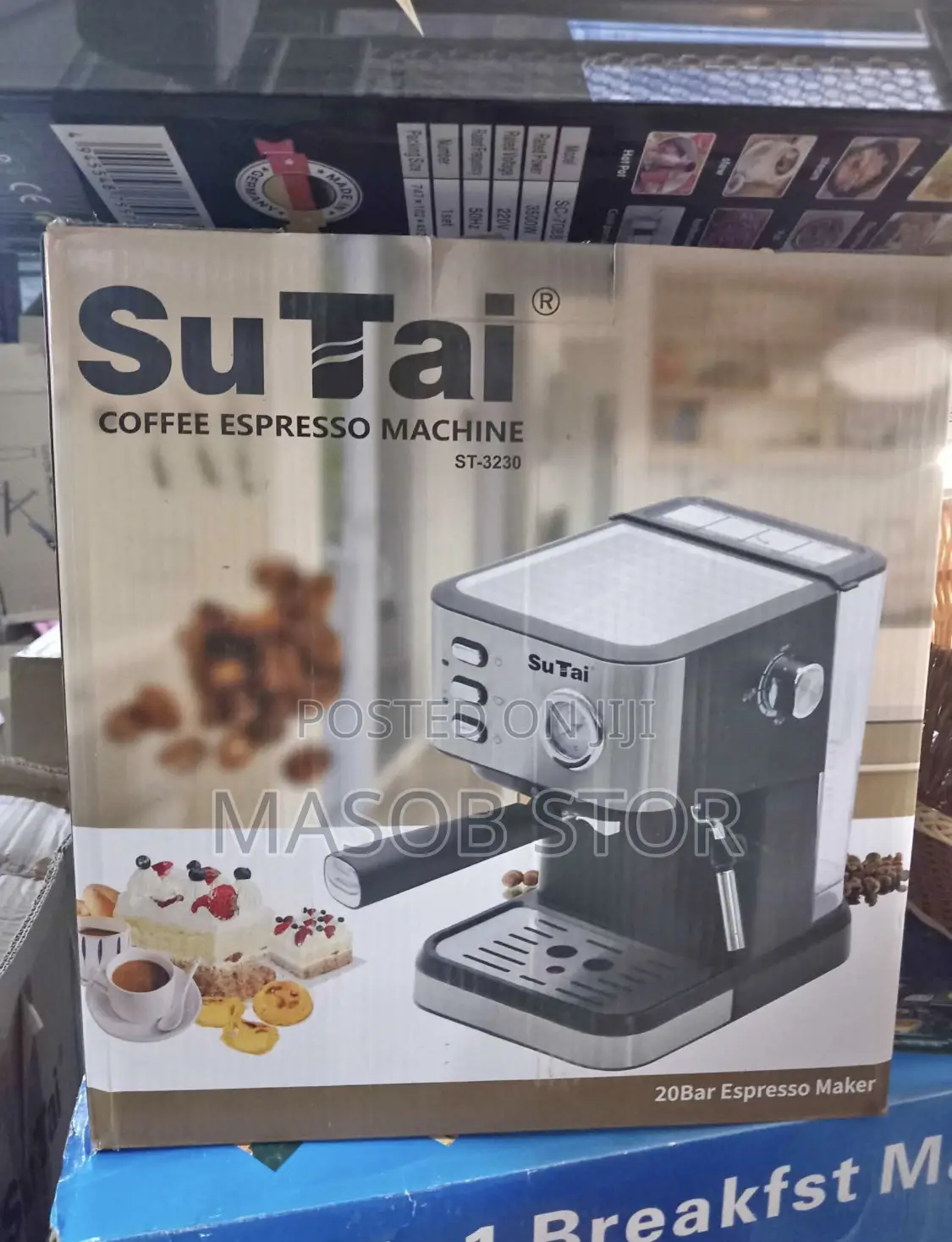 Su Tia Espresso Maker / ለማኪያቶ, ለቡና, ለስፕሬሶ, እና ለካፑቹኖ