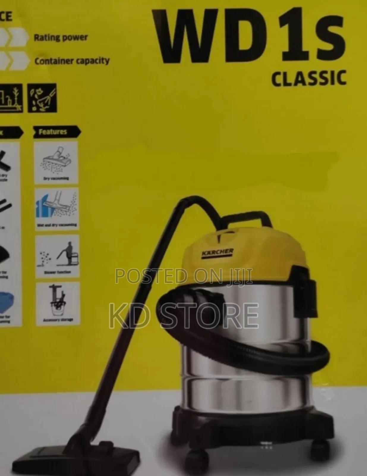 Karcher Wd1s Classic Wet Dry Vacuum Cleaner