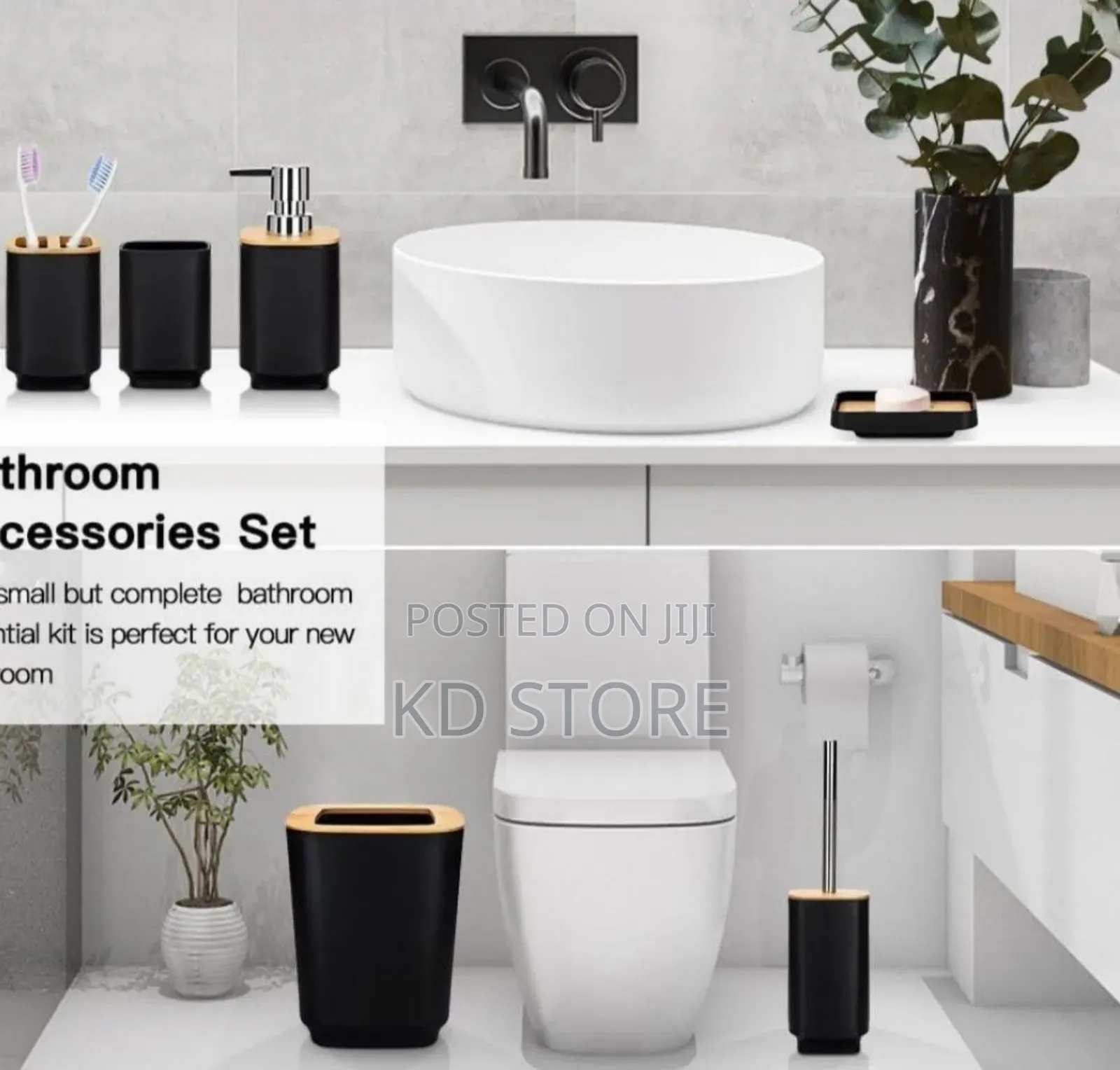  6 PCS Bathroom Set
 6 ዓይነት የመፀዳጃ ቤትና የንፅህና መጠበቂያዎች