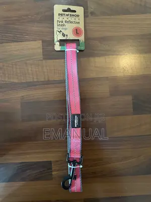Photo - Pink Reflective Leash Large
