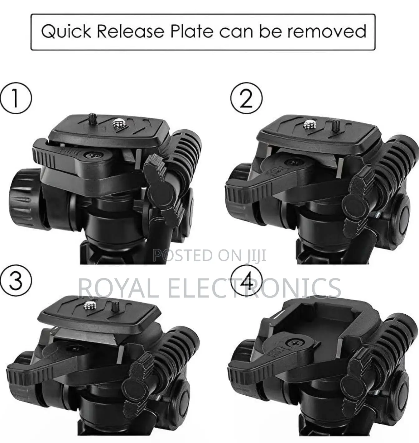 ለስልክ ለካሜራም የሚሆን Heavy Duty Tripod