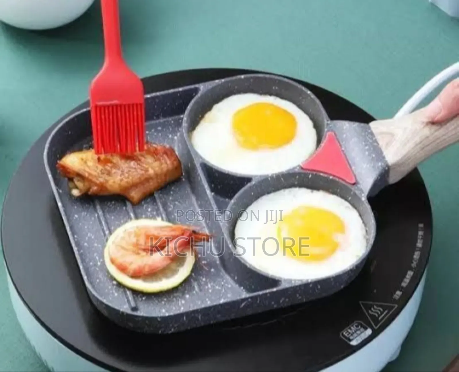 3 in 1 Flat Bottom Omelette Egg Pan