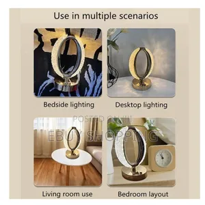 Multi-Color Crystal Table Lamp–Touch Sensor