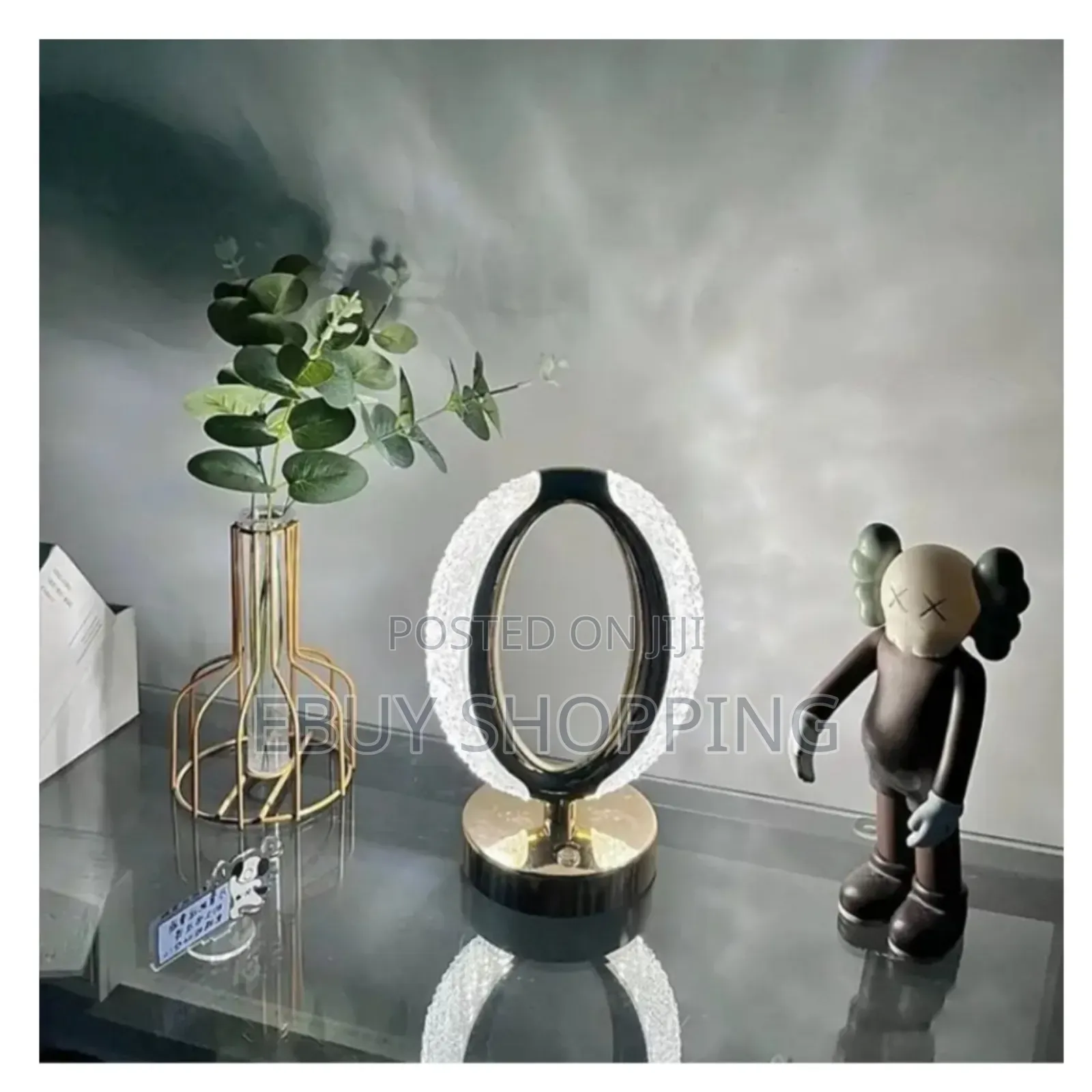 Multi-Color Crystal Table Lamp–Touch Sensor