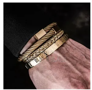 Three Set Mens Bracelet