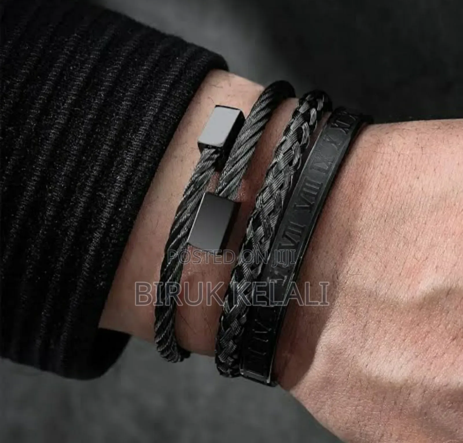 Three Set Mens Bracelet