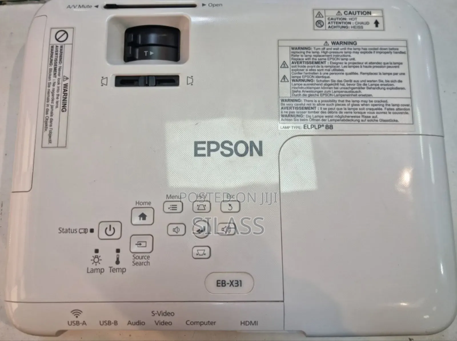New Epson Projector Model Name: Eb-X31 Hardware Interfa