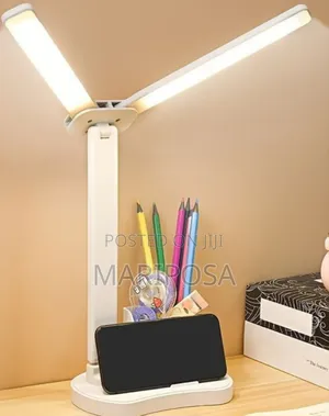 Photo - 1pc Led Double Head Portable Desk Lamp