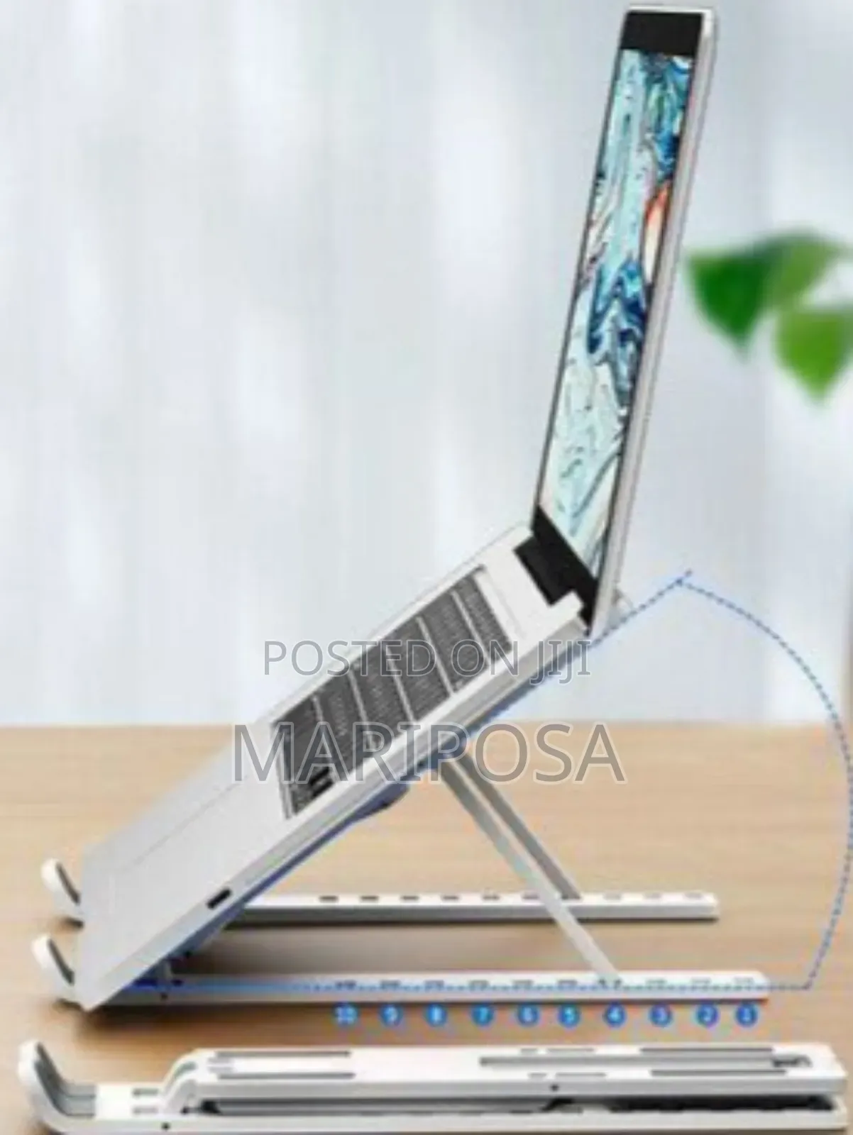 Foldable Height Adjustable Metal Frame Laptop Stand