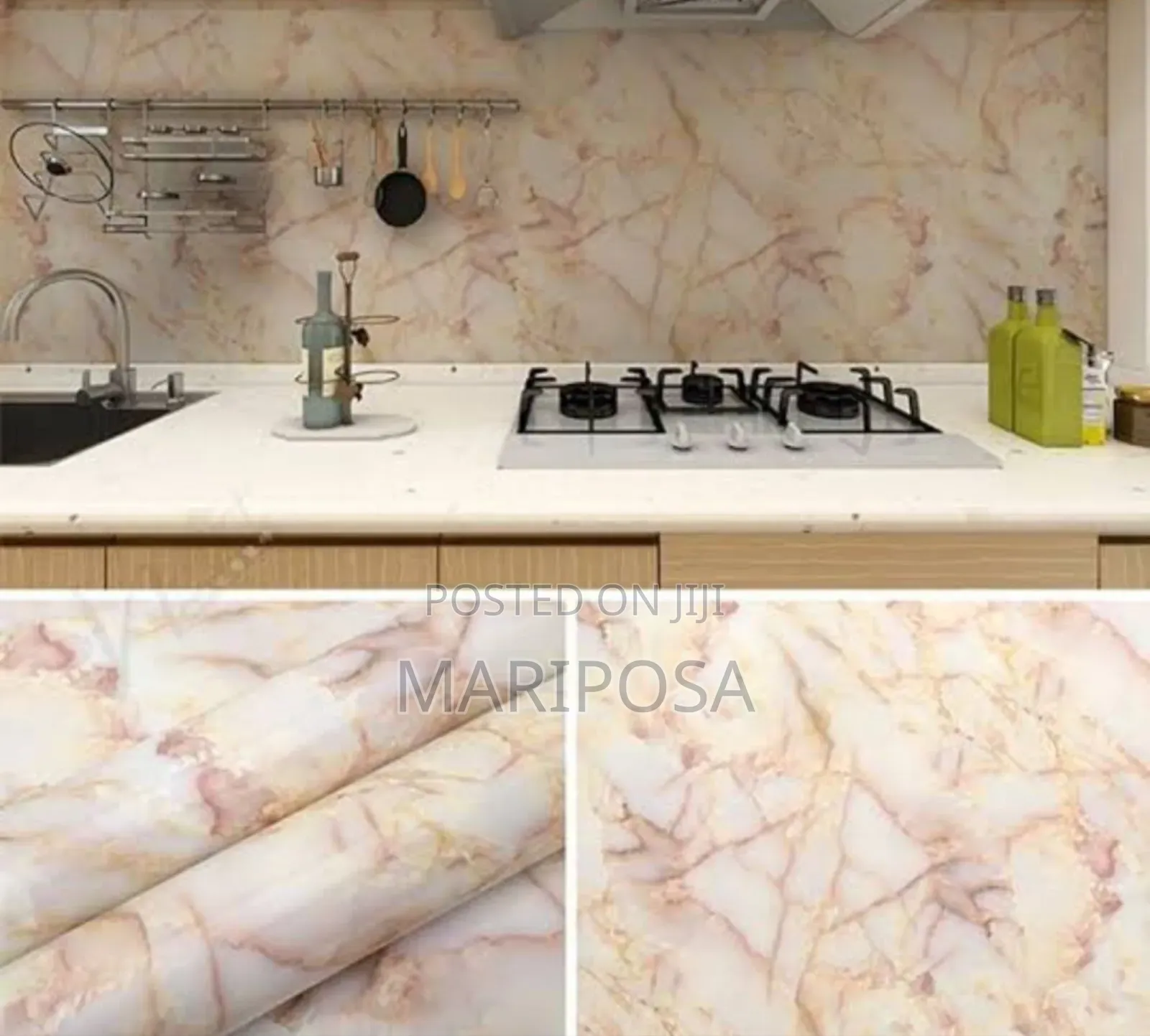 Marble Pattern Water Proof Self Adhesive Wall Sticker