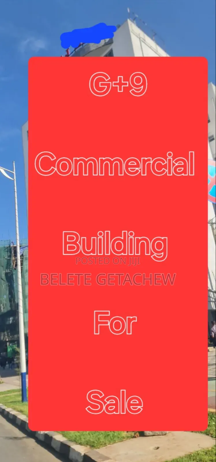 Gurdshola, G+9 Commercial Building for Sale 500sqm