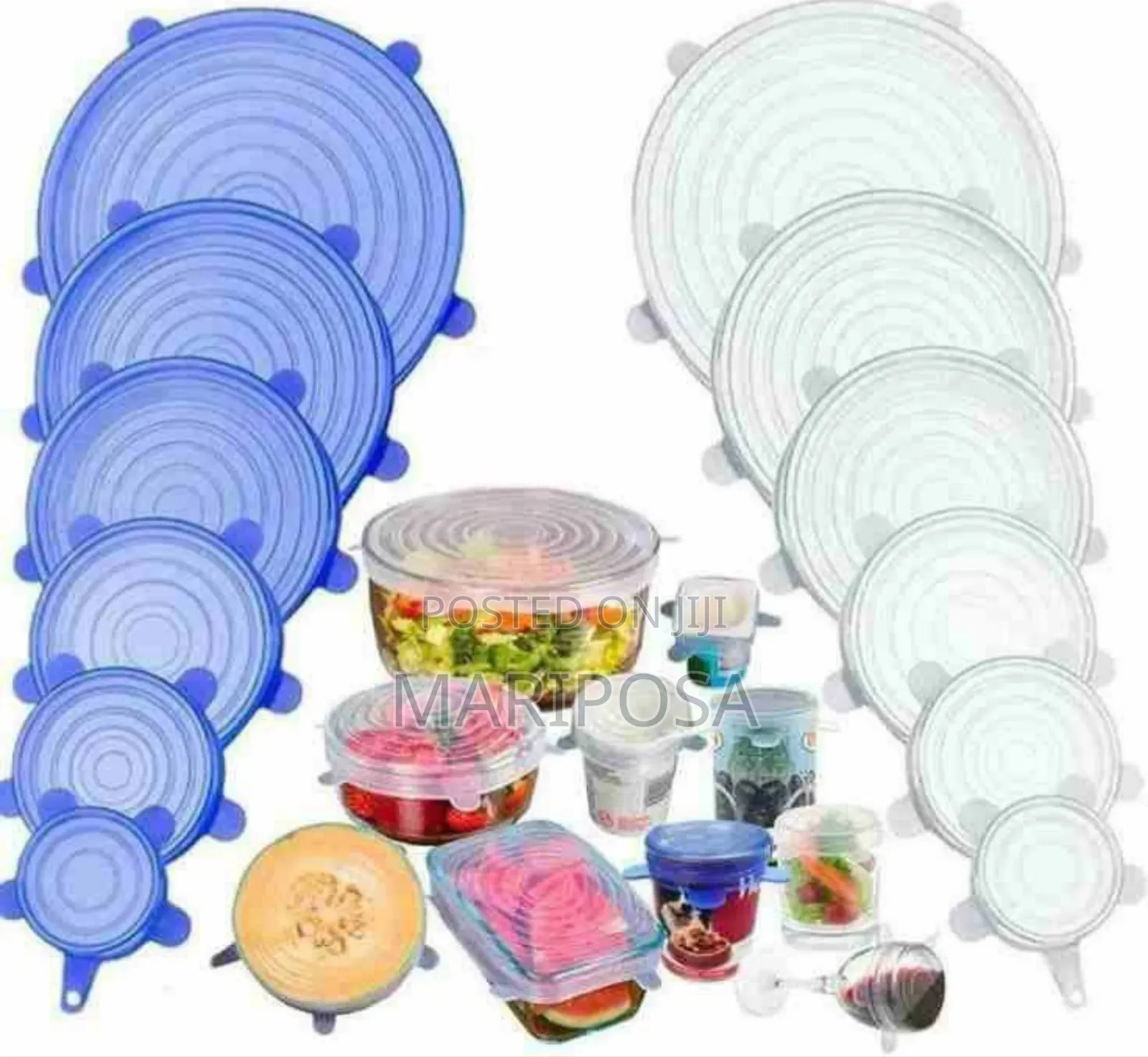  Super Stretch Silicon Lids (6 Pack)