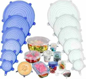  Super Stretch Silicon Lids (6 Pack)