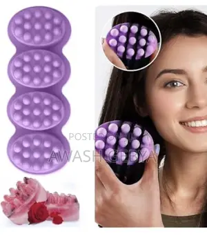 Photo - Wet And Dry Silicon Hair Scalp Massager Shampoo Brush