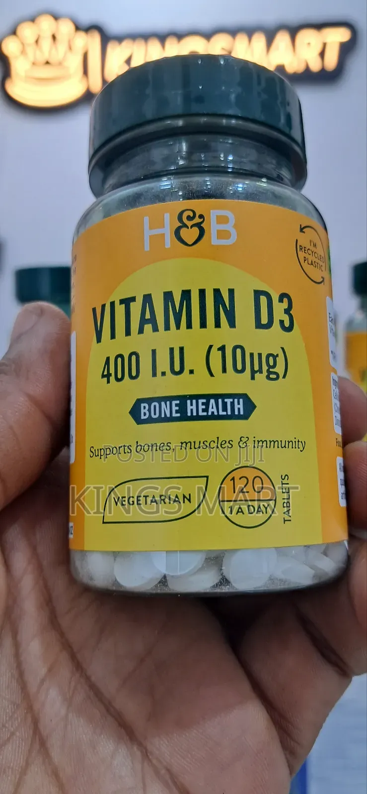Vitamin D3 Supports Bones, Muscles Immunity 120 Tablet