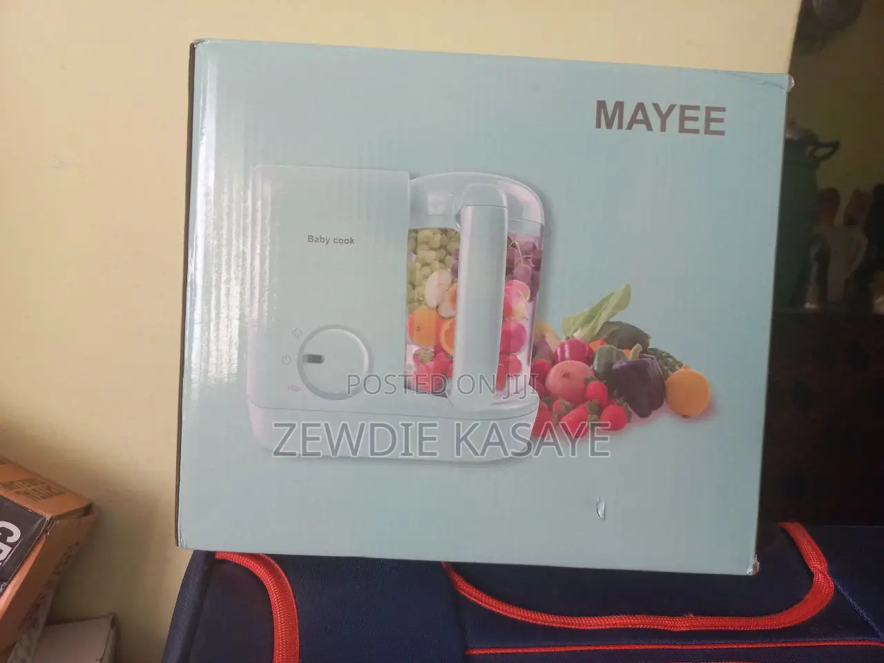 Baby Food Steamer Chopper- 2 in 1- የህጻናት ምግብ ማብሰያና መፍጫ