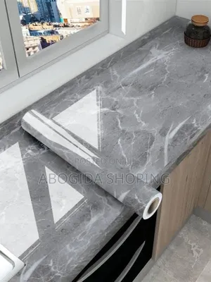 Elegant Waterproof Marble Self-Adhesive Sticker Roll