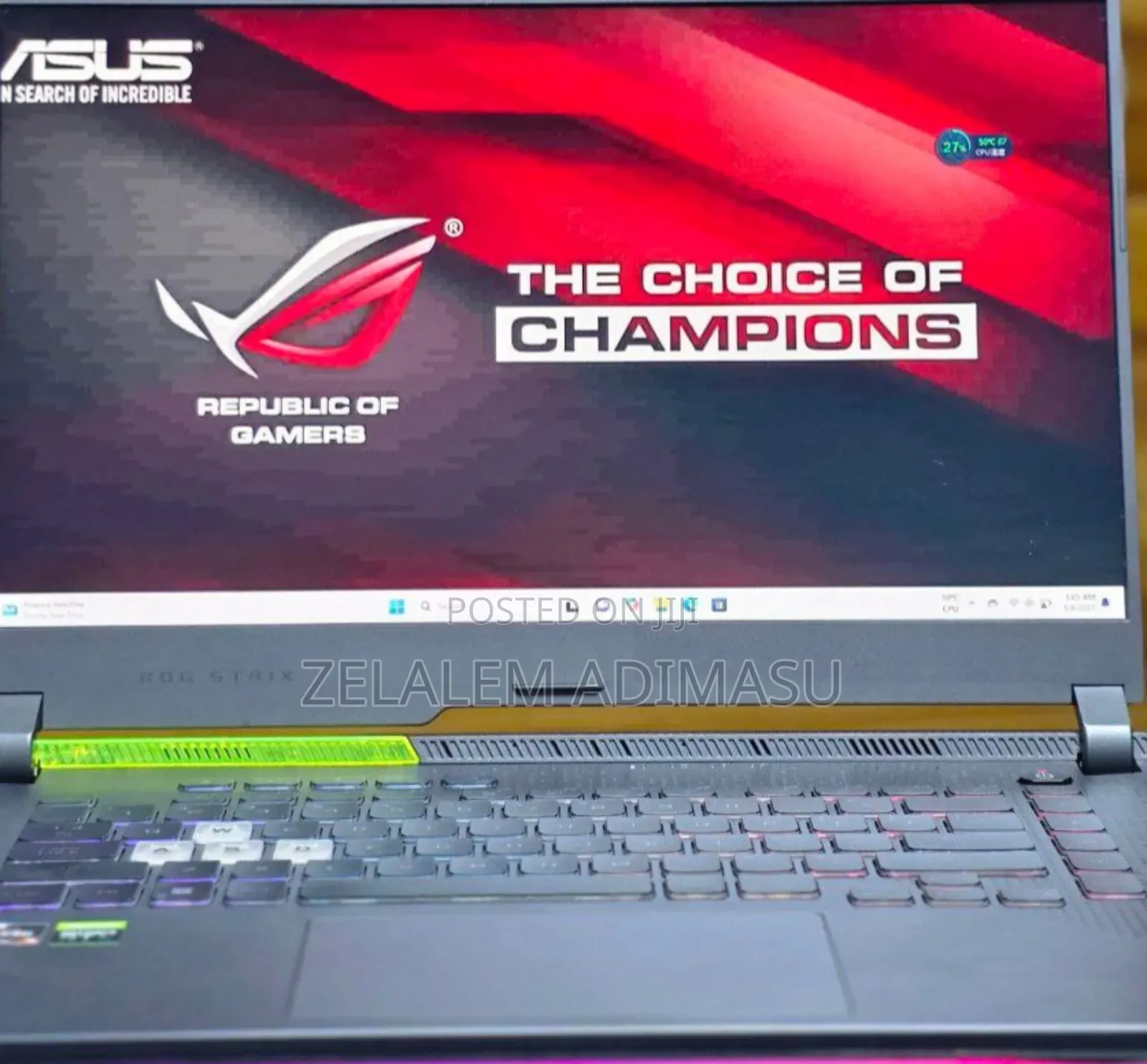 New Laptop Asus ROG Strix G15 16GB AMD Ryzen 9 SSD 1T