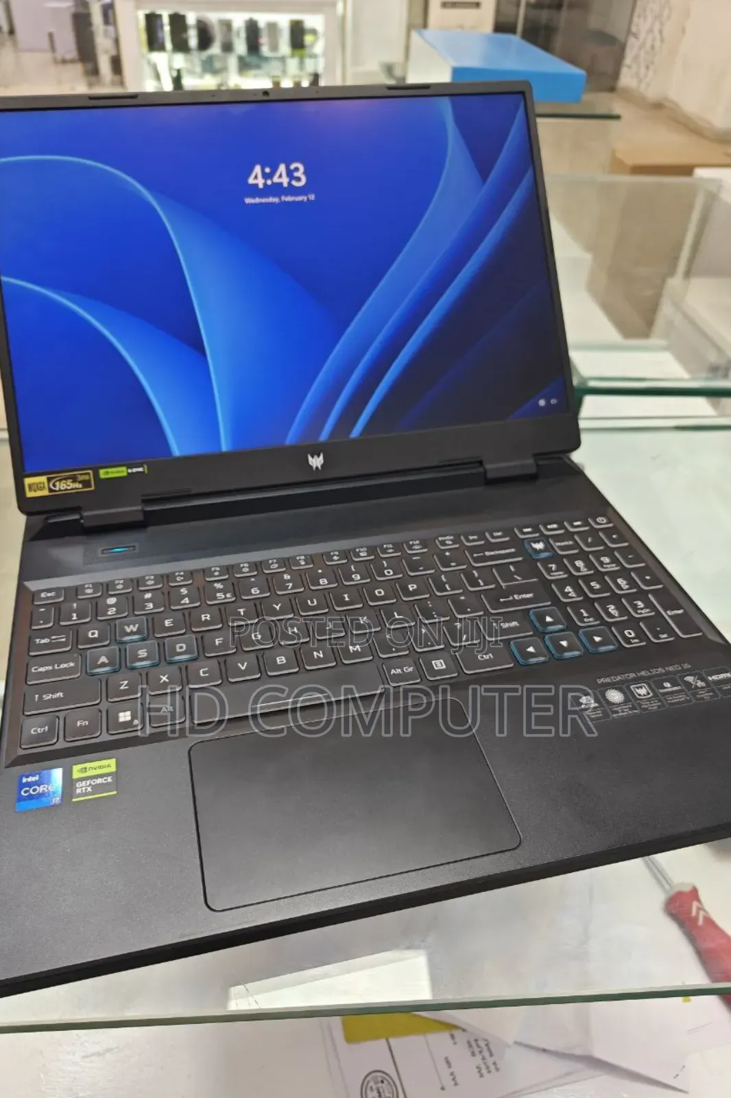 New Laptop Acer Predator Helios Neo 16 16GB Intel Core I9 SSD 1T