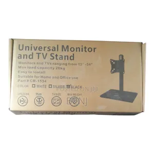 Universal Monitor and Tv Stand | 15"-34" | 20 Kg | Desktop