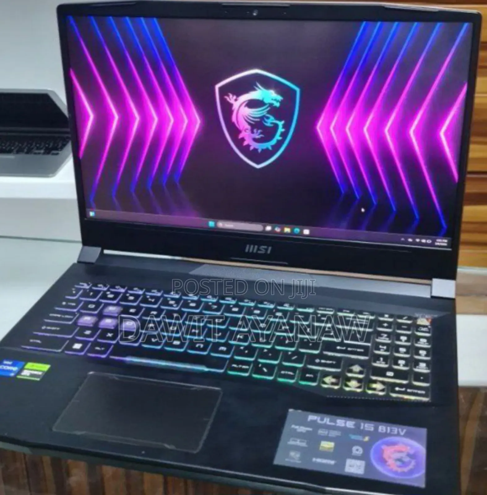 New Laptop MSI Pulse GL66 16GB Intel Core I7 SSD 1T