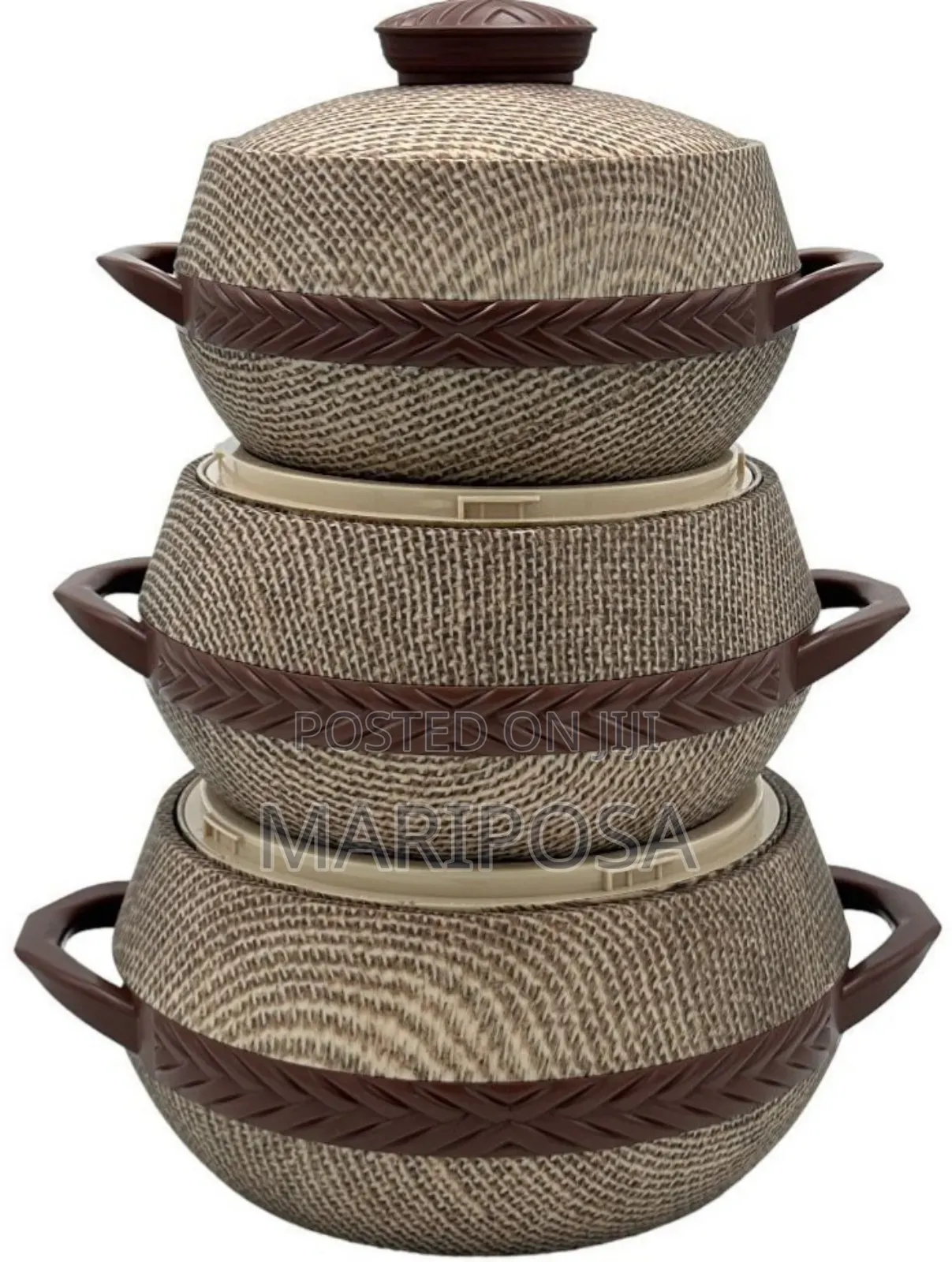 Elegant Insulated Serving Bowl Set-3 Pieces