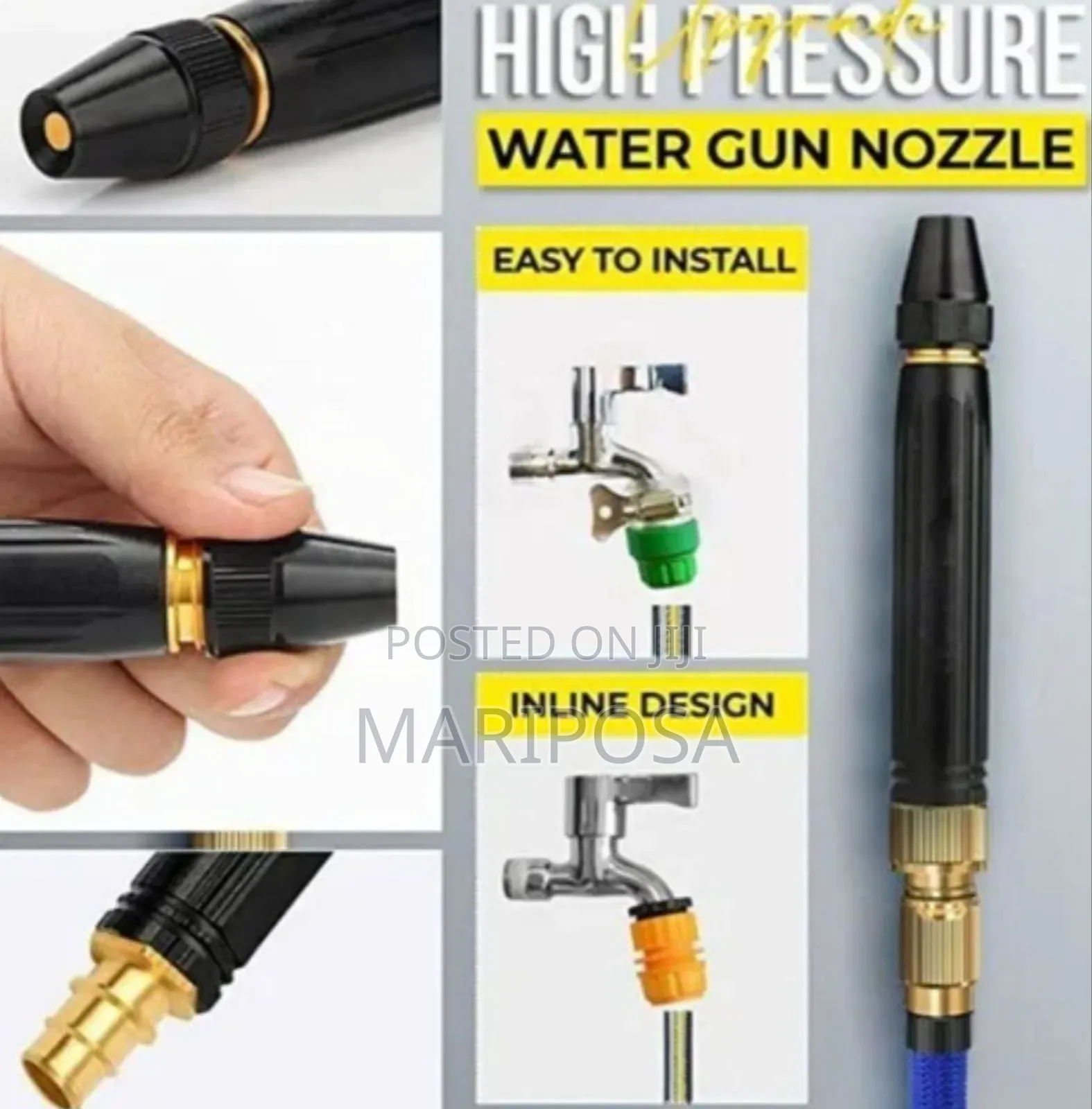 High Pressure Water Gun Head Set