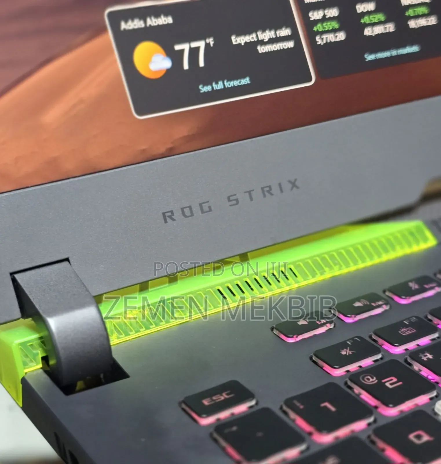 New Laptop Asus ROG Strix G15 16GB AMD Ryzen 9 SSD 1T